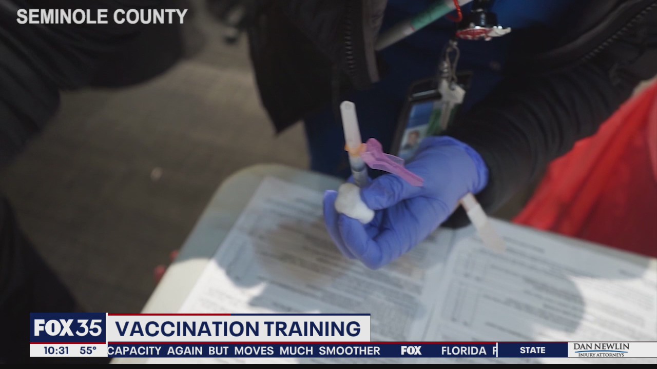 Vaccination training in Seminole County