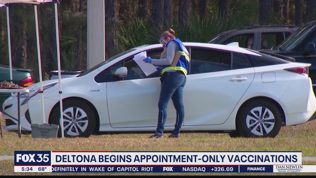 Deltona begins appointment-only vaccinations