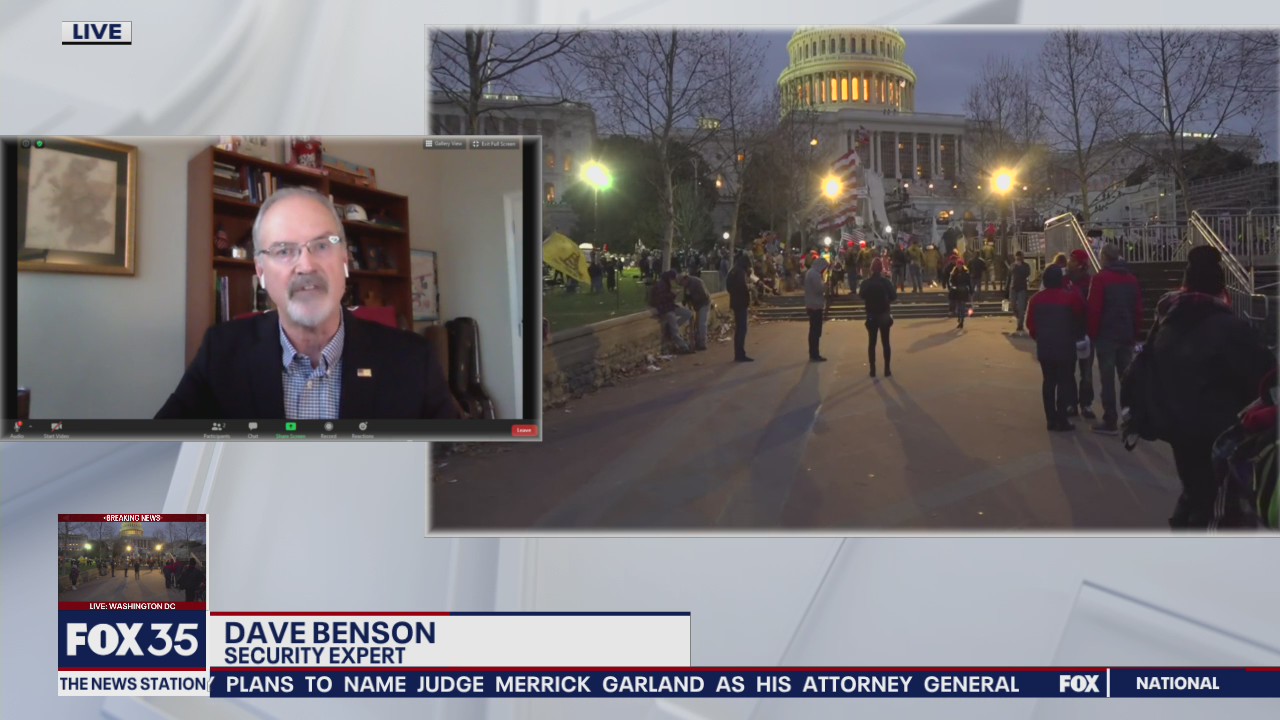 Security expert Dave Benson on Capitol riot