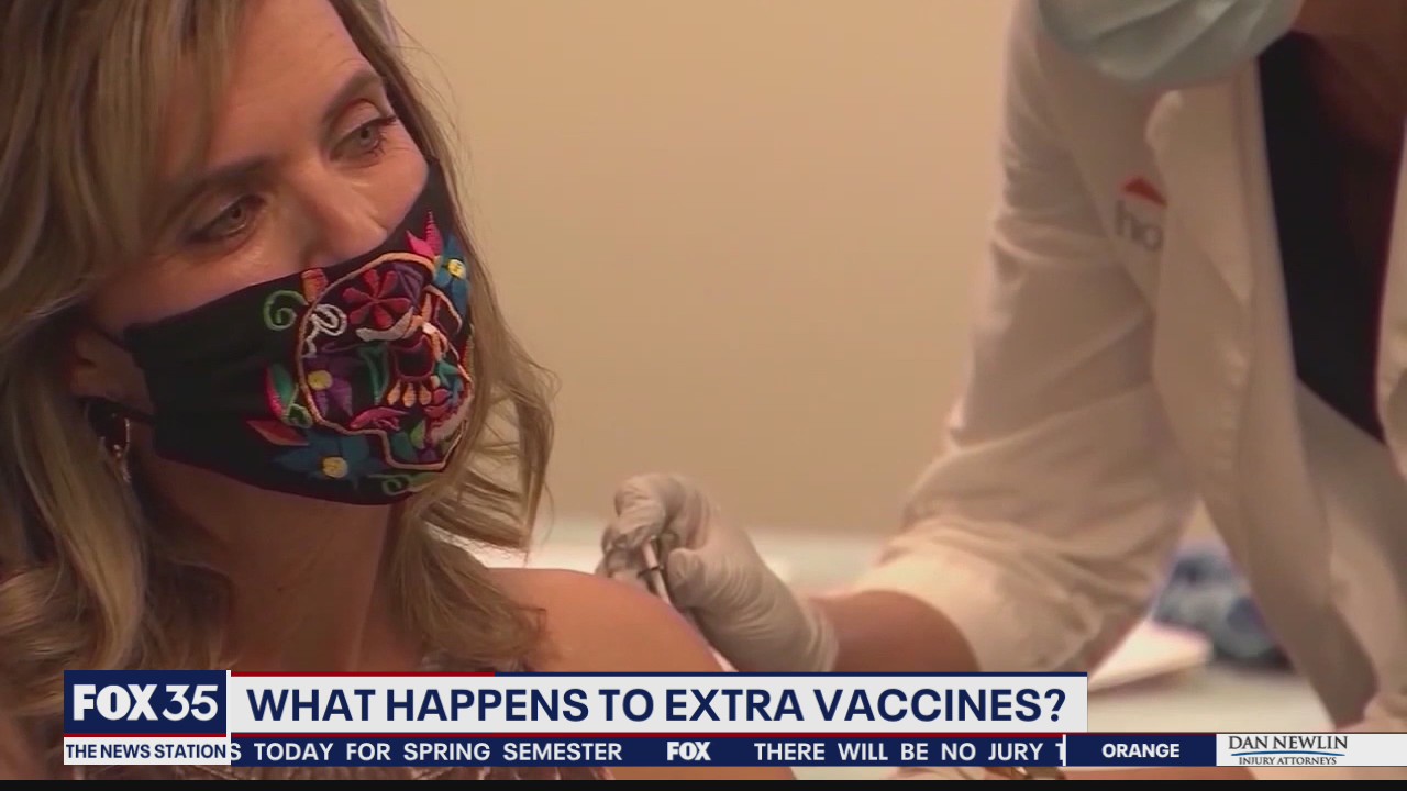 What happens to extra coronavirus vaccine doses?