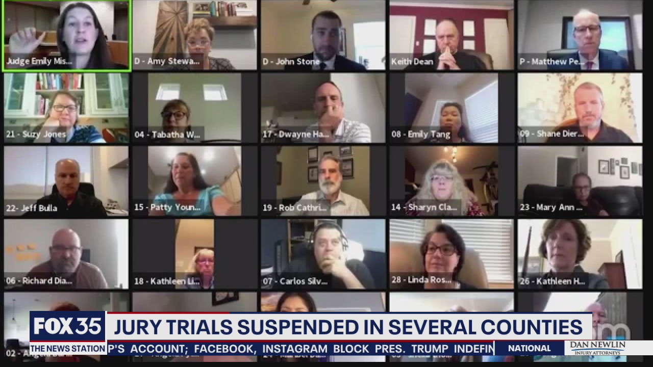 Jury trials suspended during COVID-19 pandemic