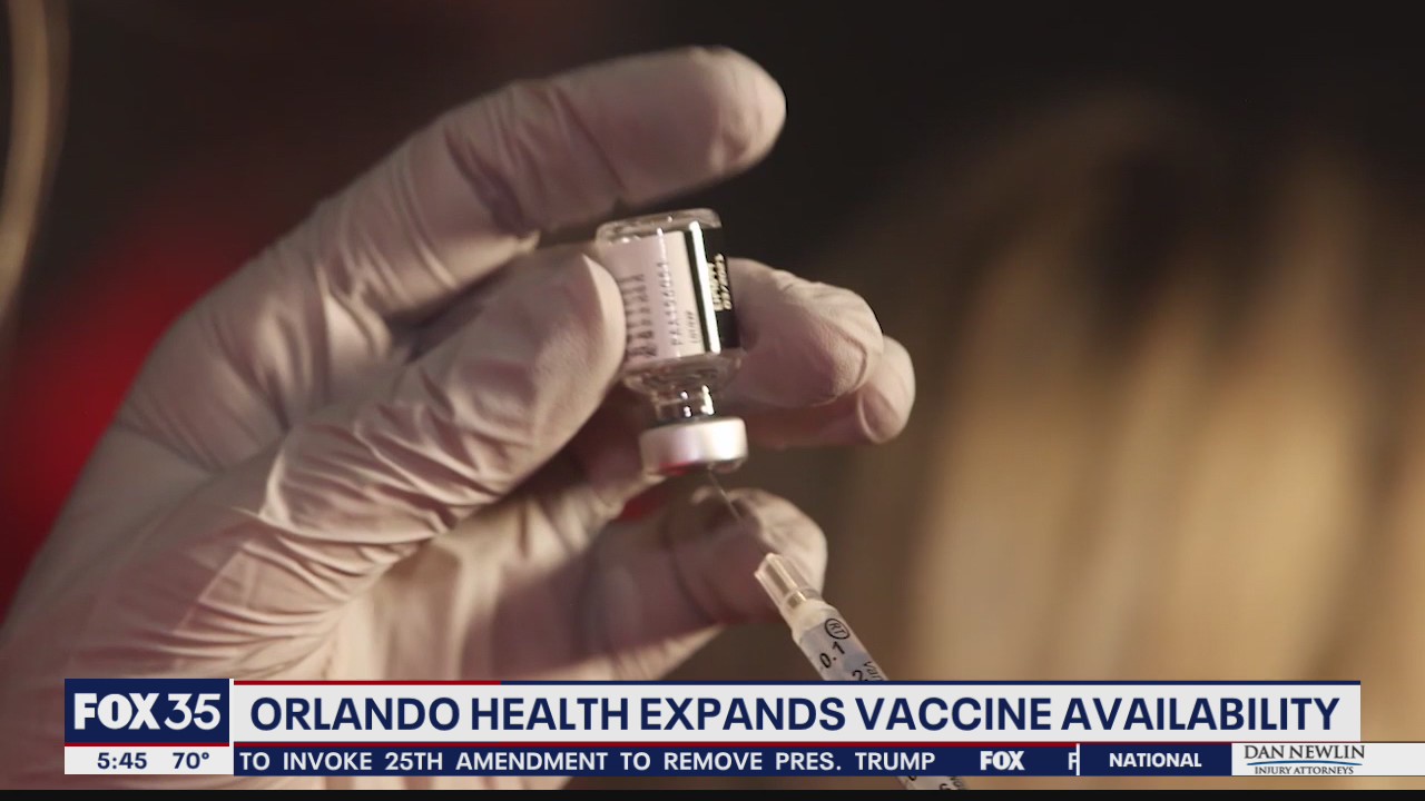 Orlando Health expands vaccine eligibility