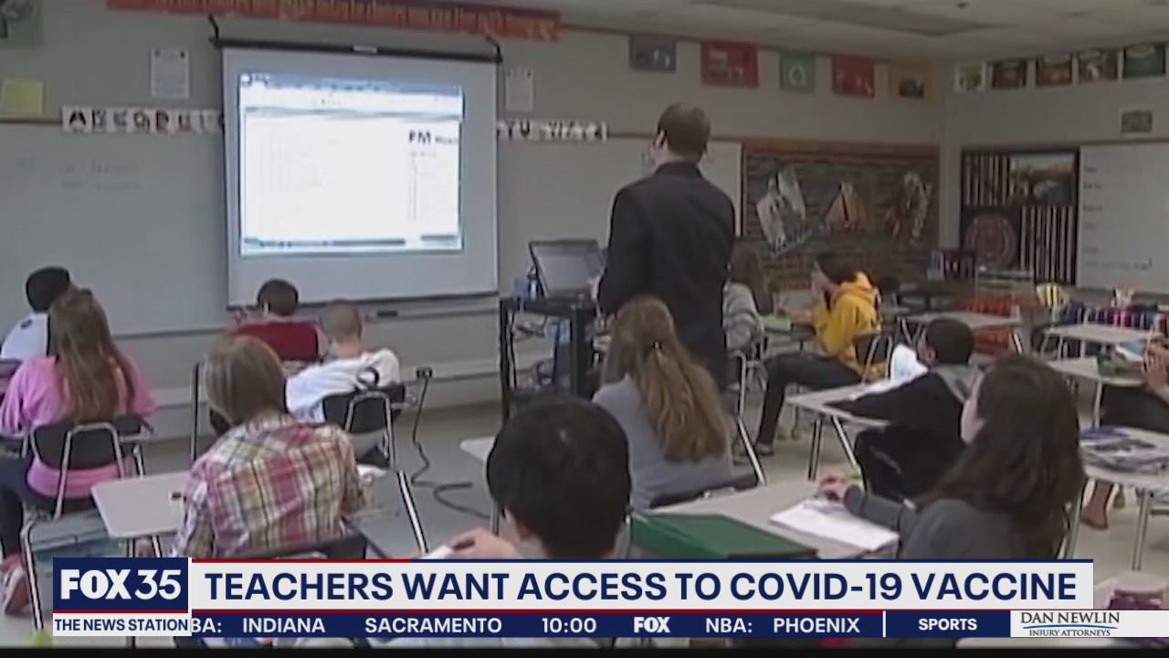 Teachers want access to COVID-19 vaccine