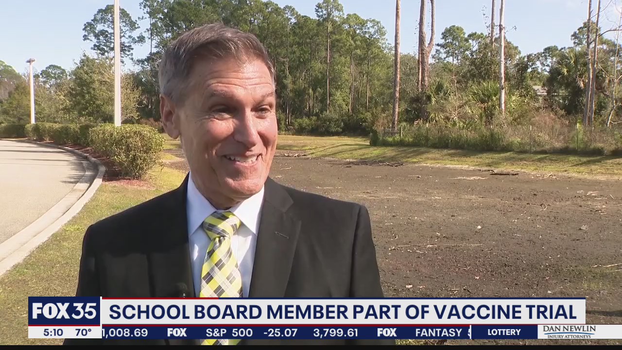Volusia school board member part of vaccine trial