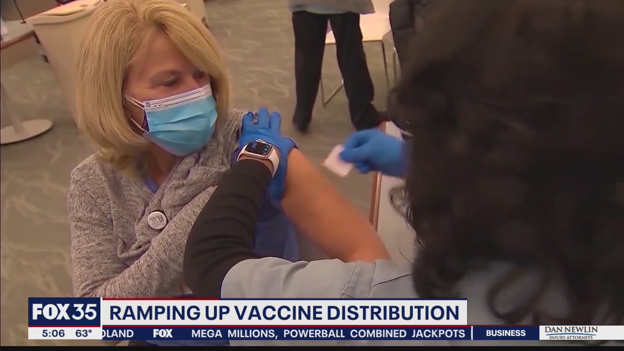 Ramping up vaccine distribution