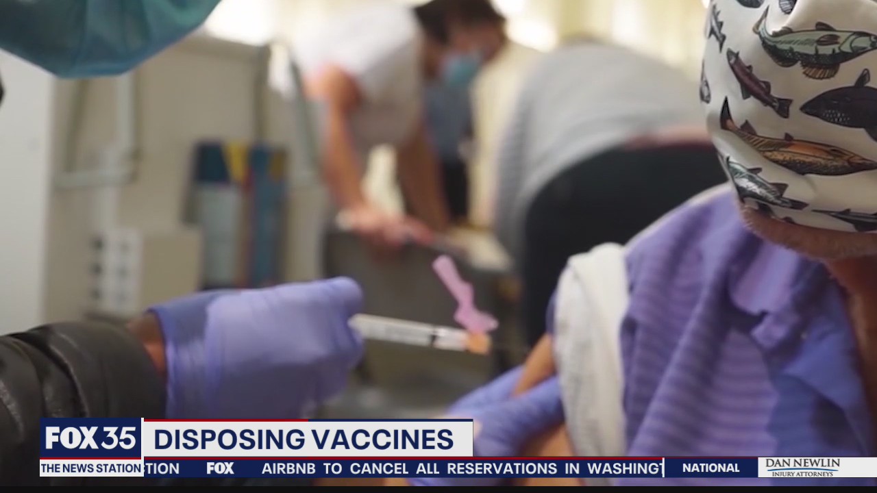 Lucky recipients get 'leftover' COVID vaccine doses