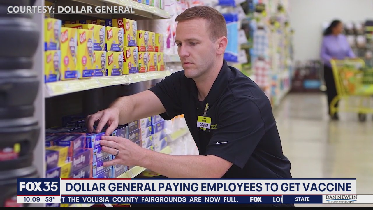 Dollar General offering to pay employees to get vaccine