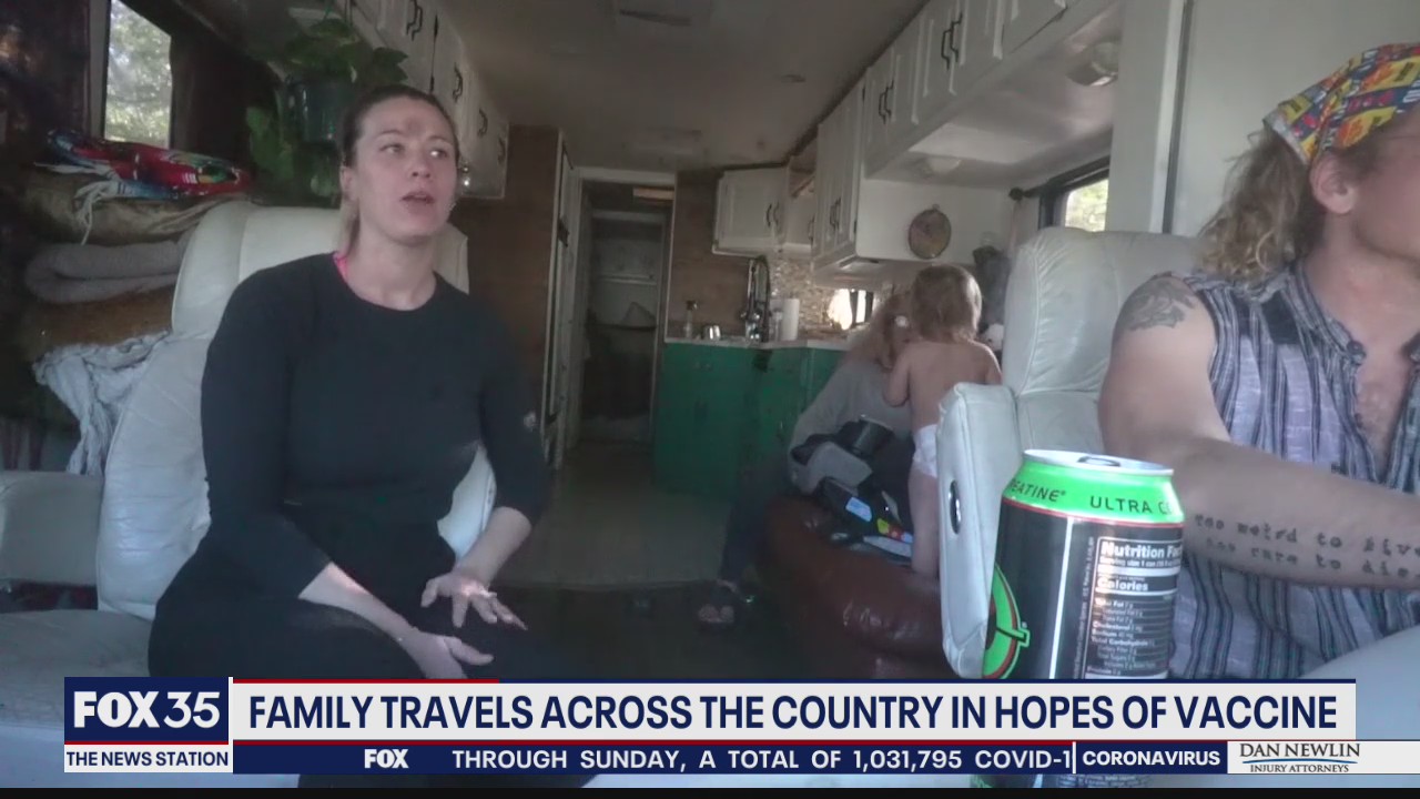 Family travels across country to Florida in hopes of getting vaccine