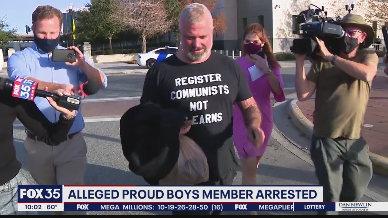 Alleged Proud Boys member arrested in Capitol riot investigation