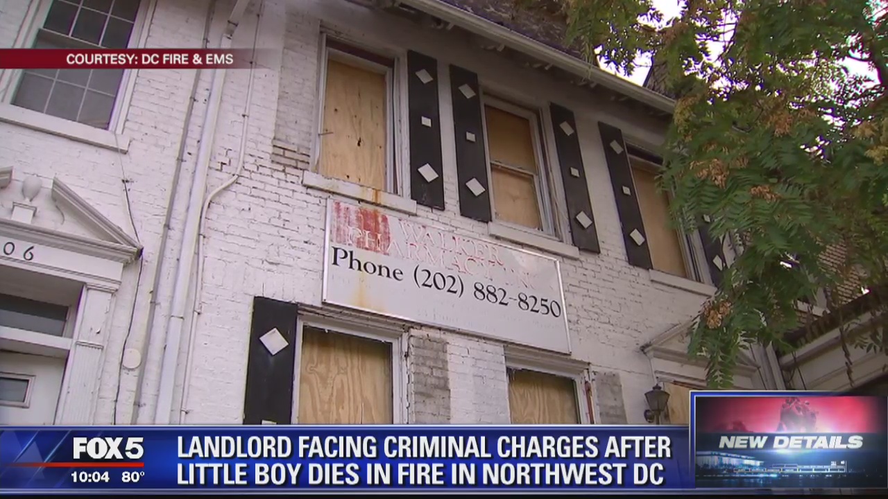 Landlord facing criminal charges after man, boy die in DC fire | FOX 5 DC