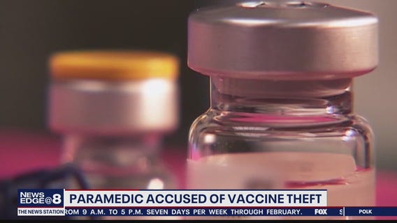 Polk County paramedic charged in coronavirus vaccine theft