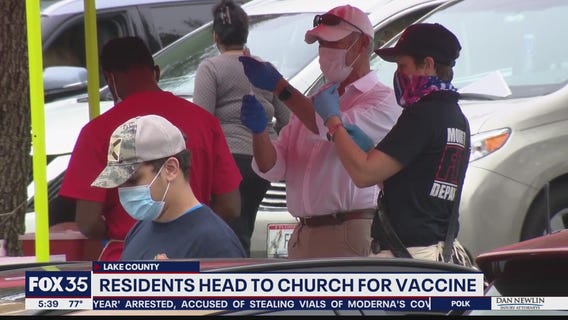 Lake County residents get vaccine at St. Patrick Catholic Church