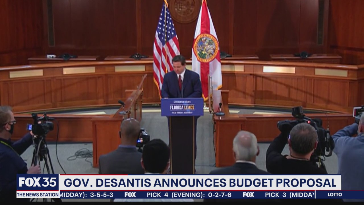 DeSantis announces budget proposal