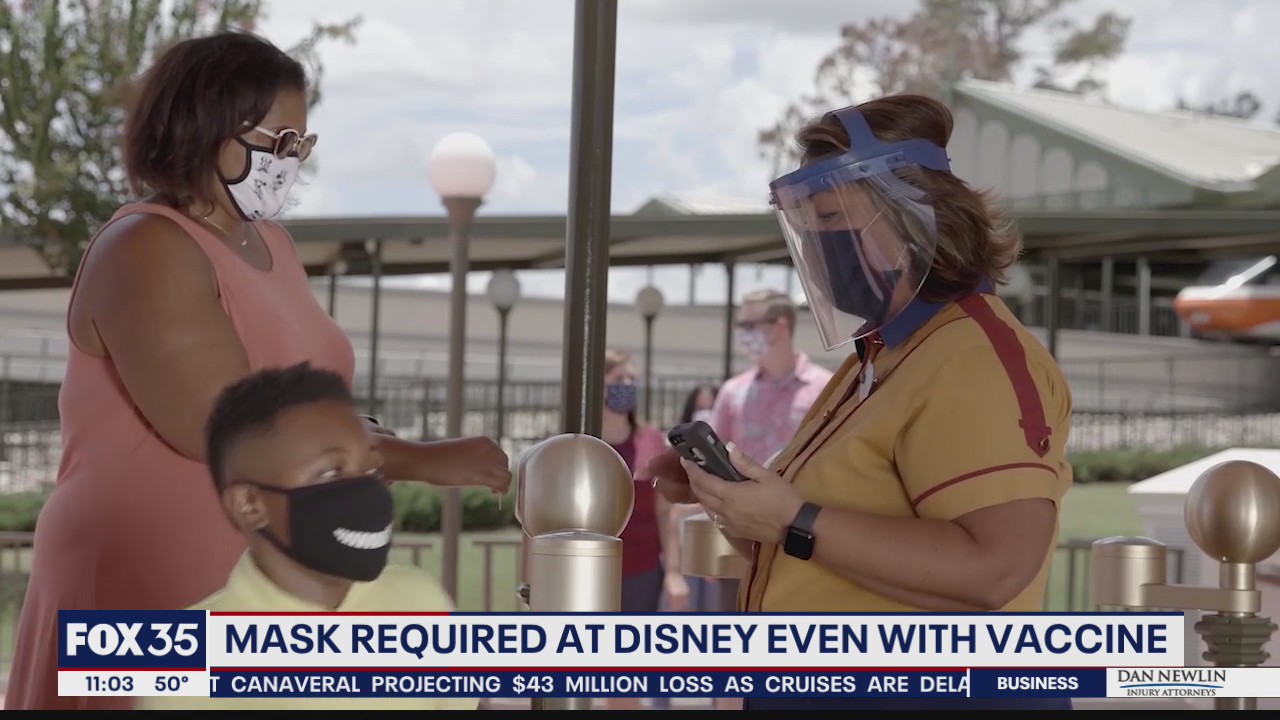 Mask required at Disney even with vaccine