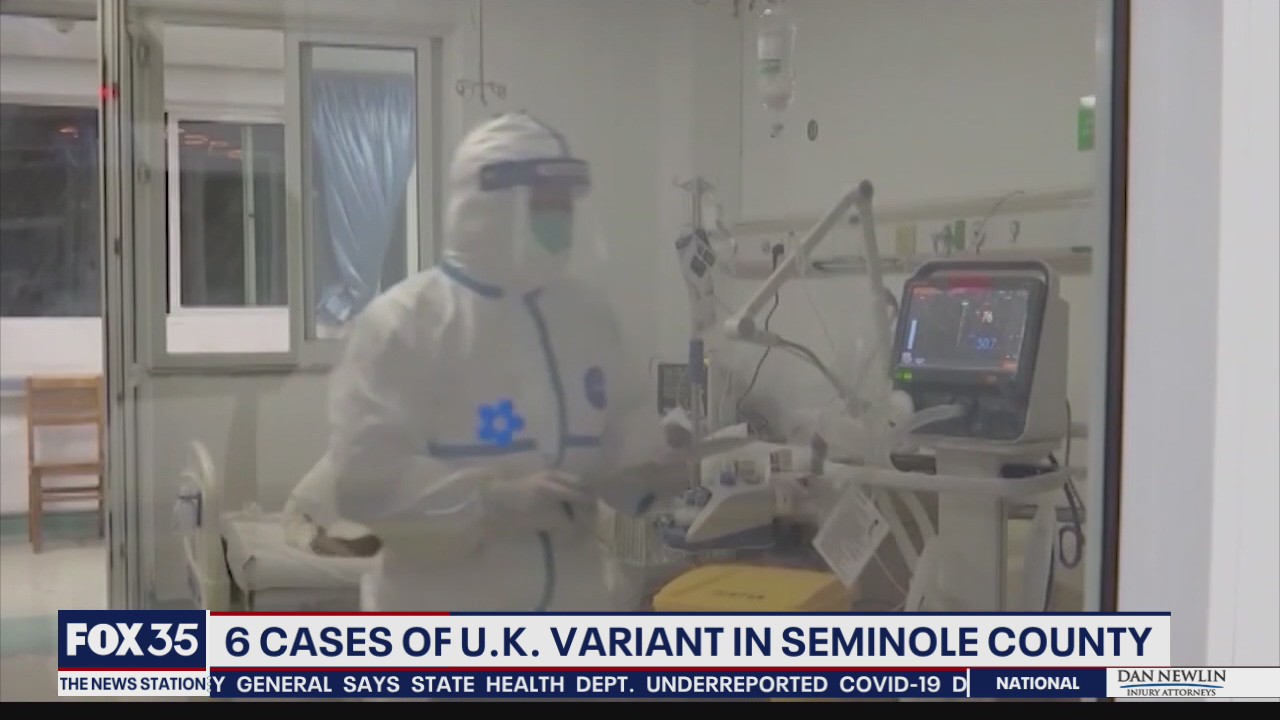 More UK variant COVID-19 cases detected in Central Florida