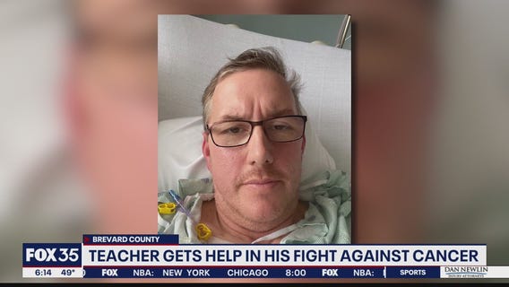Teachers gets help in his fight against cancer