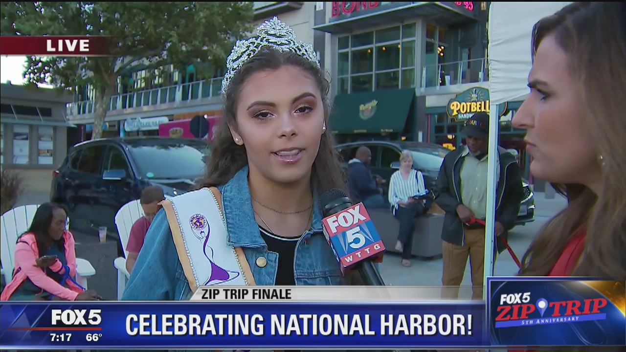 National Harbor | Zip Trip: Miss Teen Globe Maryland