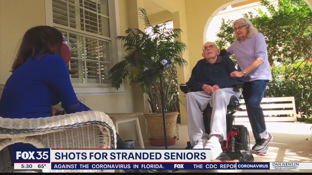 Shots for seniors stranded in their homes