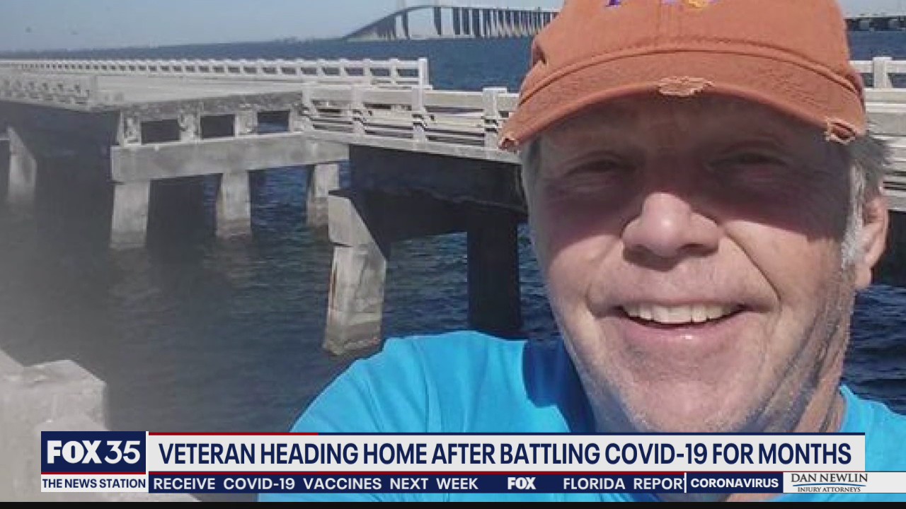 Florida veteran home after battling COVID-19 for months