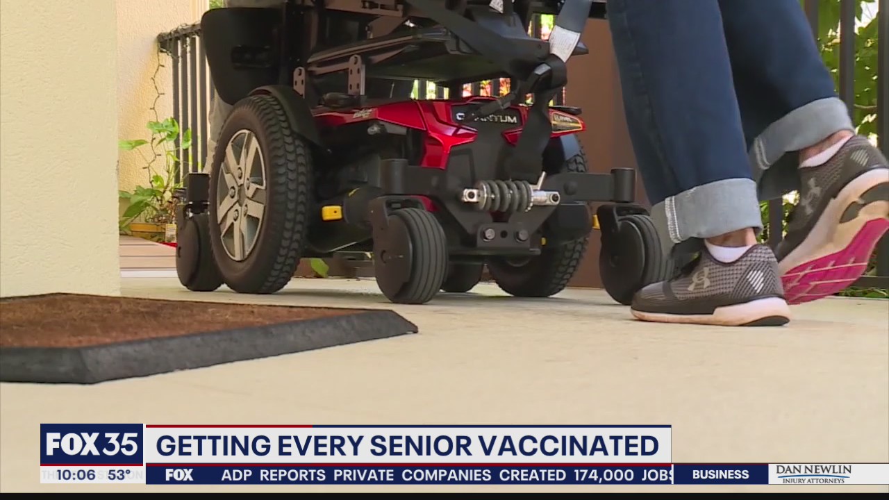 Orange County working to get homebound seniors vaccinated