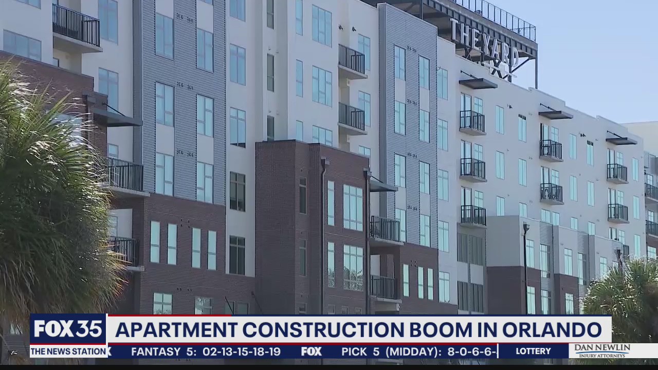 Apartment construction boom in Orlando