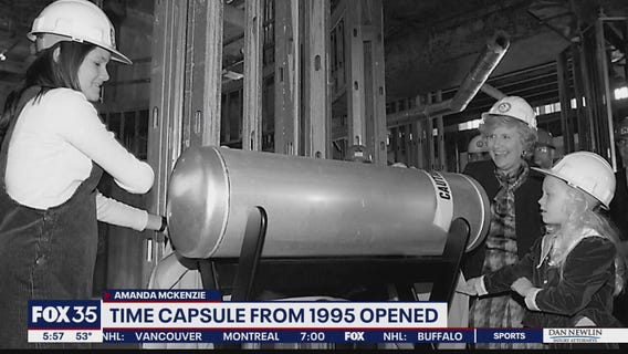 Time capsule from 1995 opened