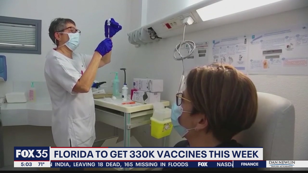 Florida to get 330K COVID-19 vaccines this week
