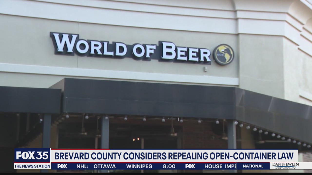 Brevard County considers repealing open-container law
