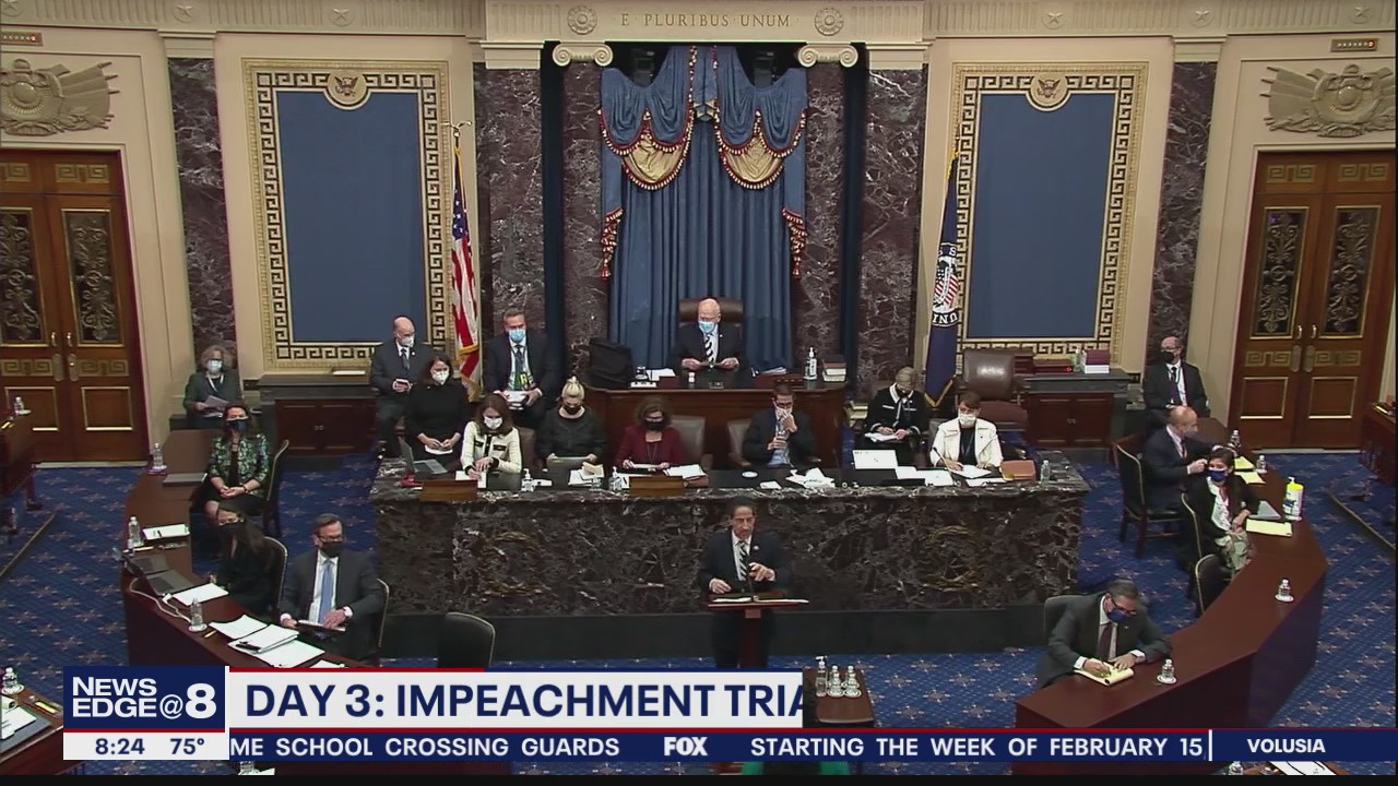 Day 3 of Trump impeachment trial