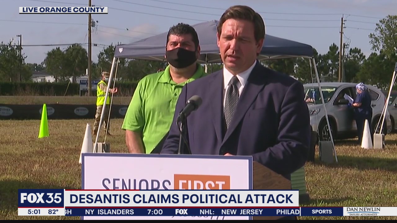 DeSantis protest possible restrictions on travel