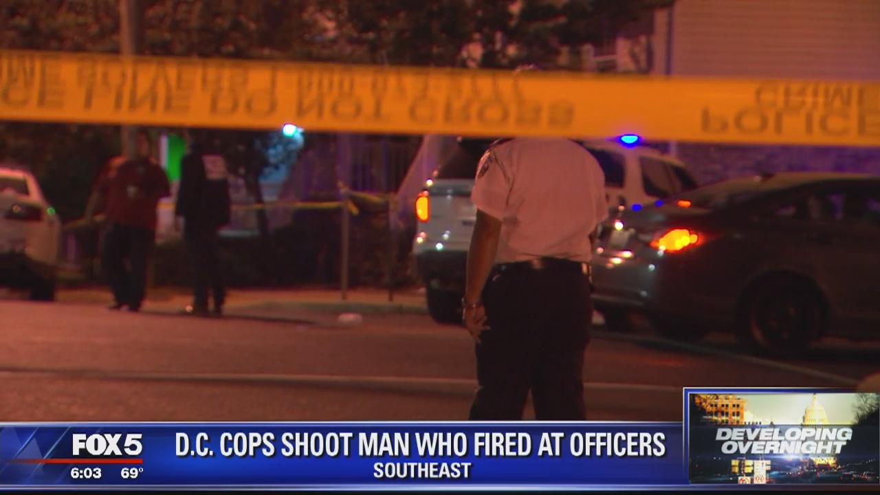 Gunman in DC shot by police after opening fire on officers, officials ...