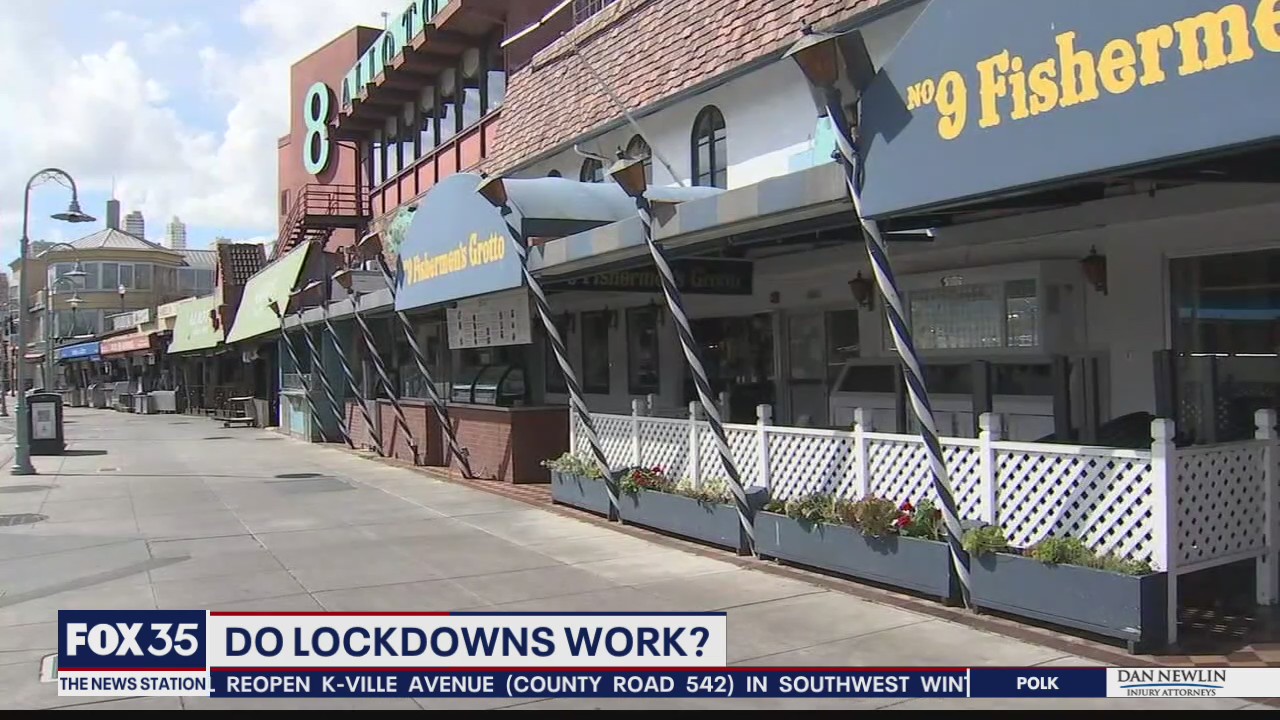 Do lockdowns work?  California versus Florida