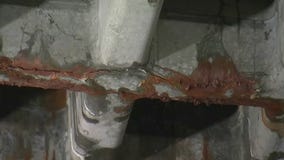 Crumbling subway stations