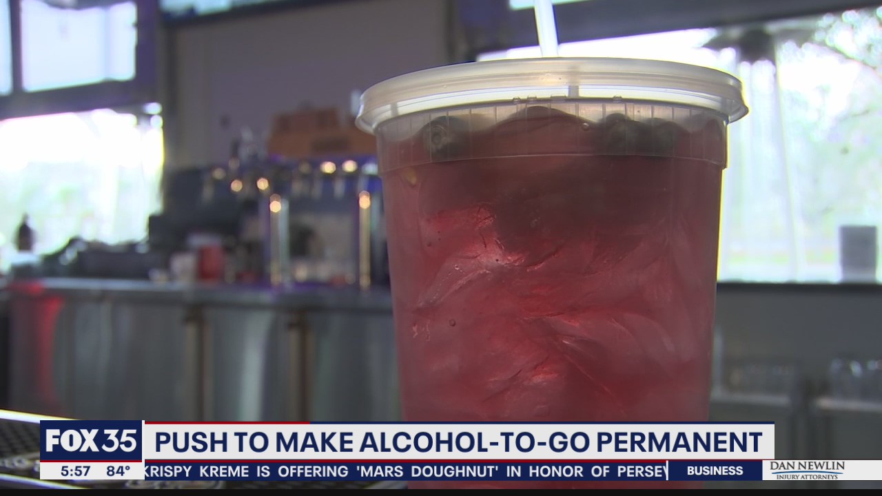 Push to make alcohol-to-go permanent in Florida