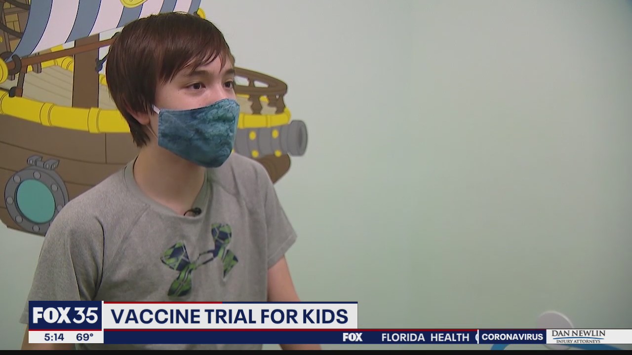 Vaccine trial for kids at Lake Nona clinic