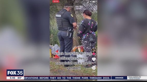 Orlando officer buys all of street vendor?s flowers after complaint