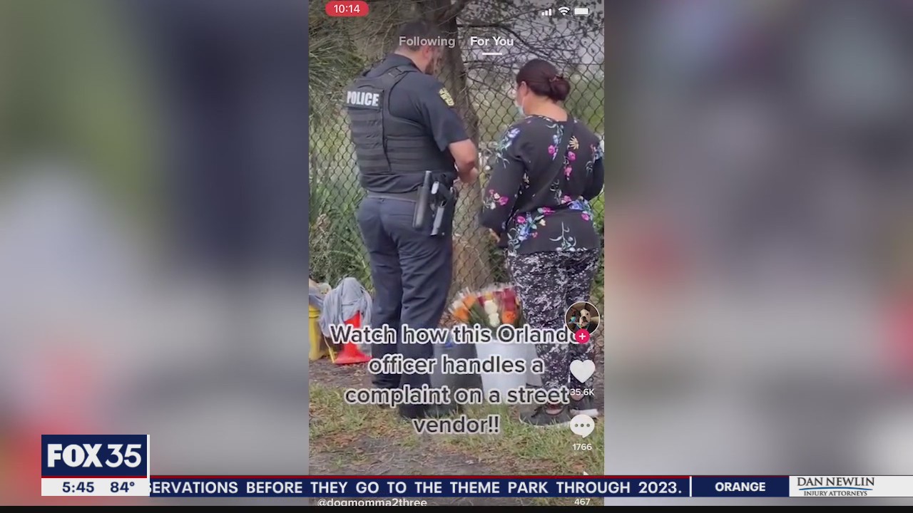 Orlando officer buys all of street vendor?s flowers after complaint