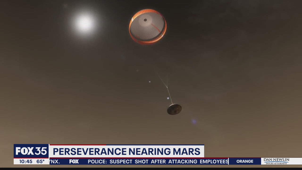 Perseverance nearing Mars