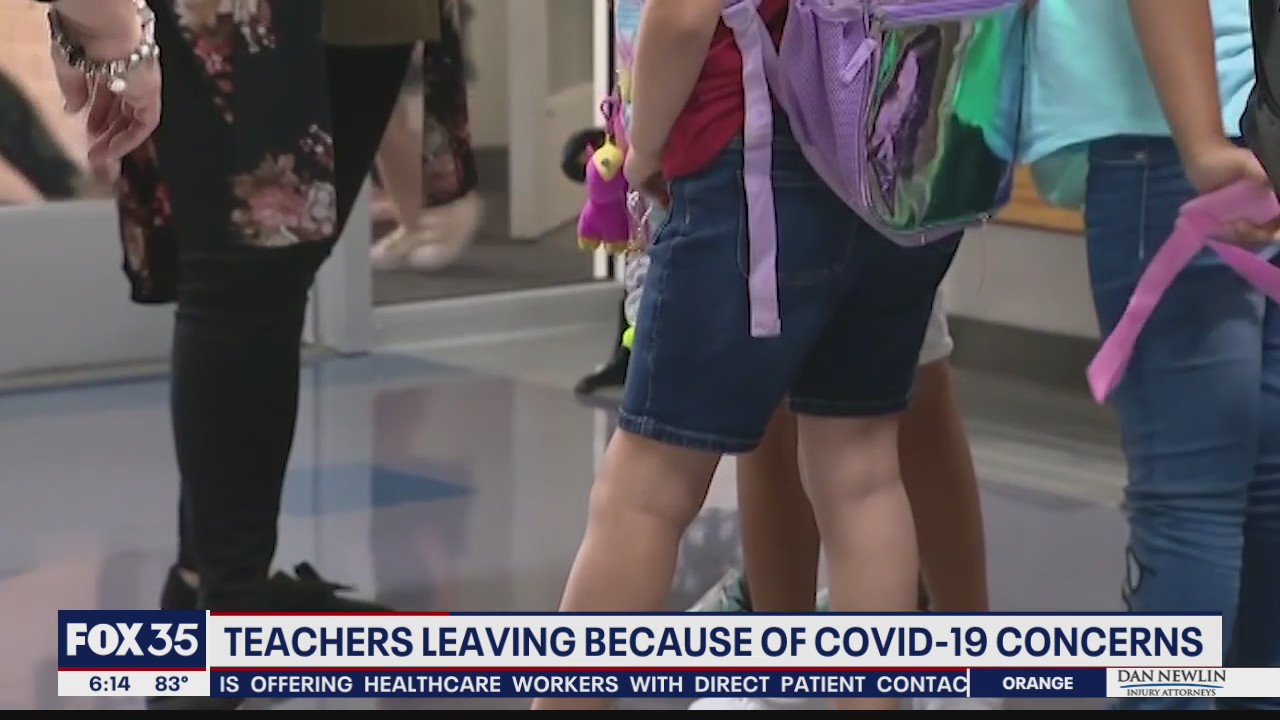 Teachers leaving classrooms due to pandemic concerns