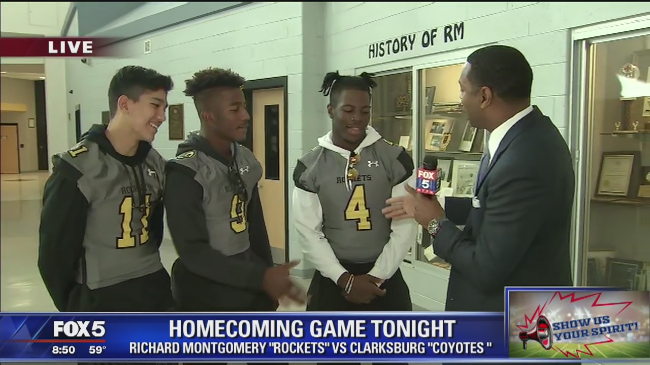 Show Us Your Spirit | Richard Montgomery Football Players