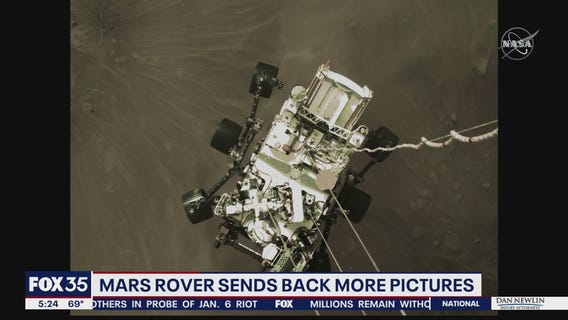 Mars rover sends back more pictures