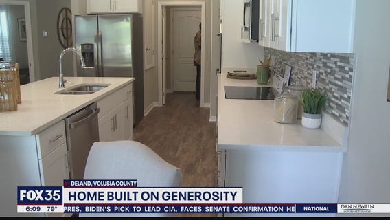 Home built on generosity