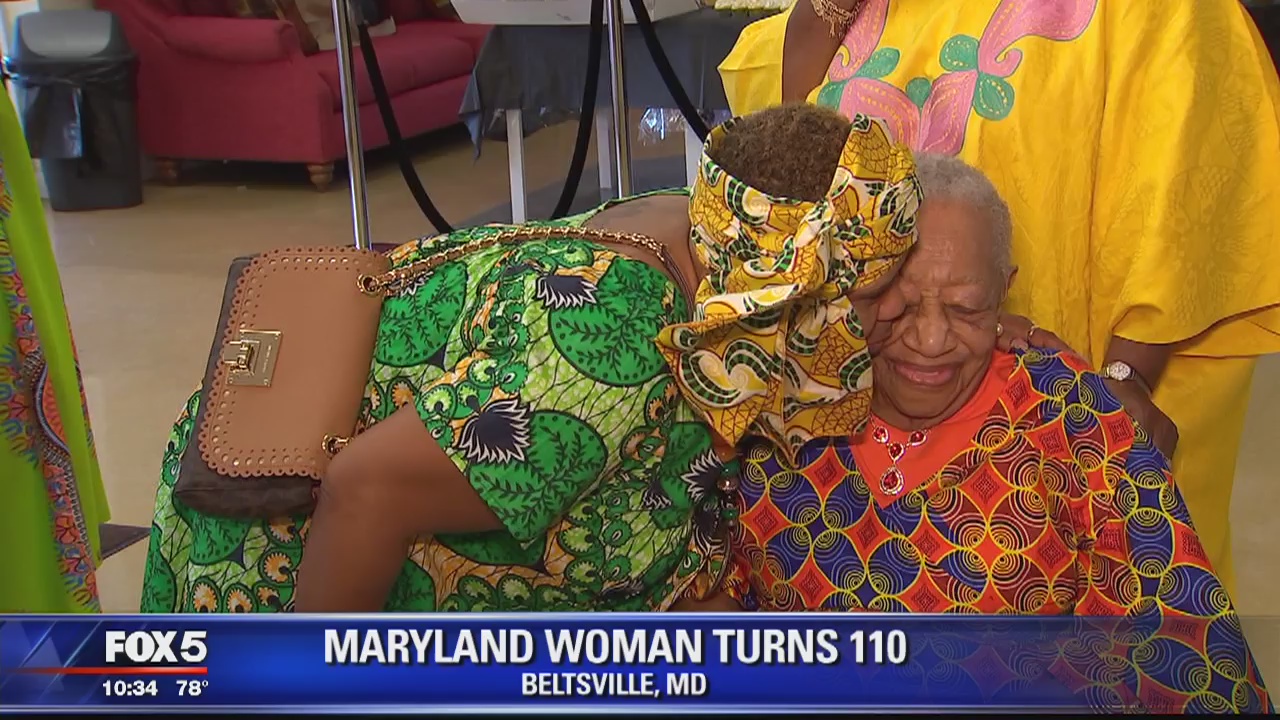 Vivian Alcorn Matthews of Beltsville turns 110 years old