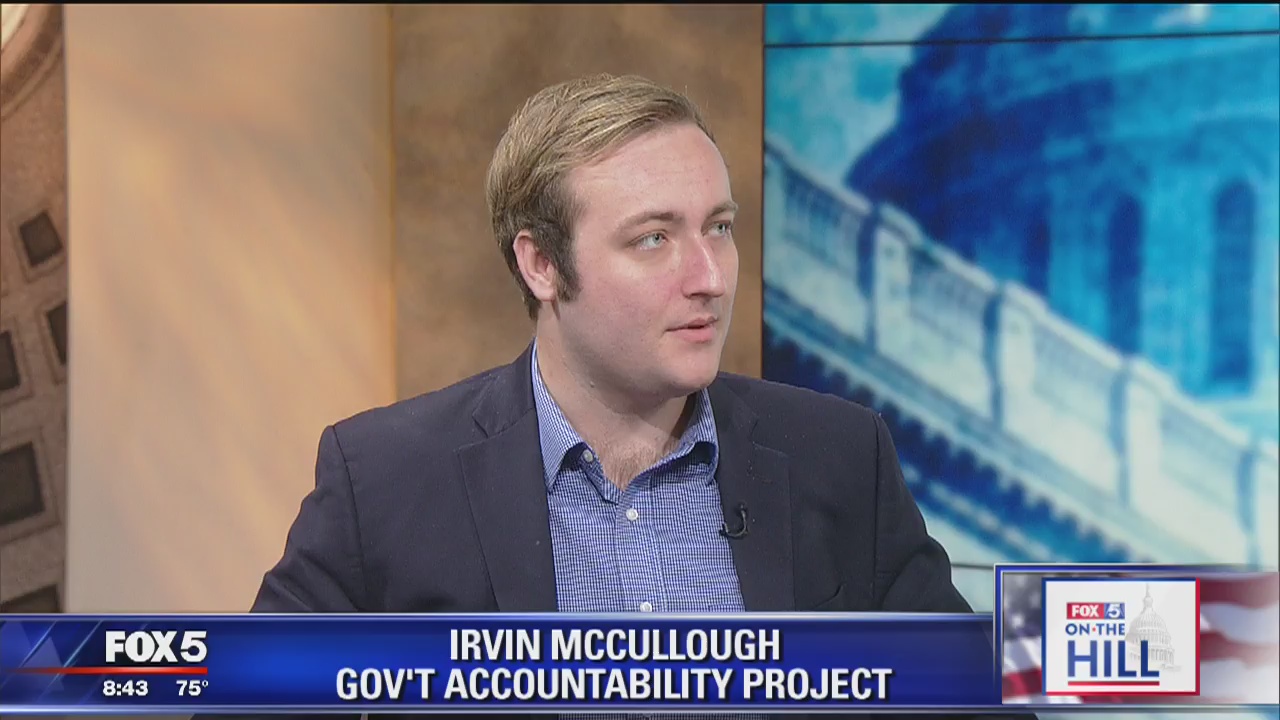 Irvin McCullough on Fox 5 News On The Hill