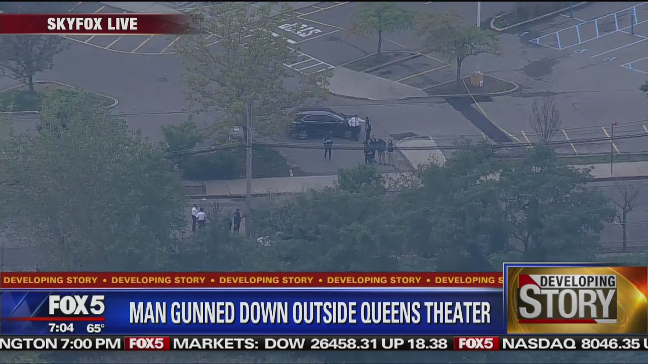 Man gunned down outside Queens theater