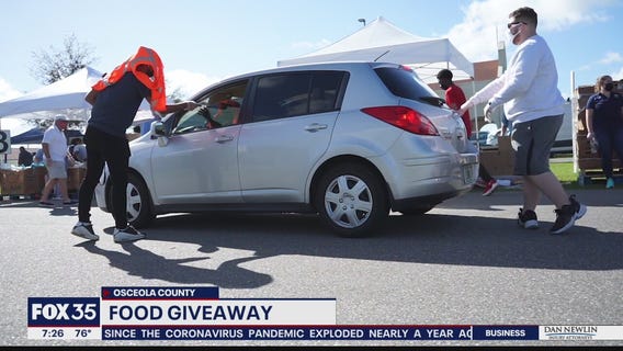 Food giveaway for those struggling in Osceola County