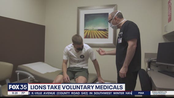 Lions take voluntary medicals