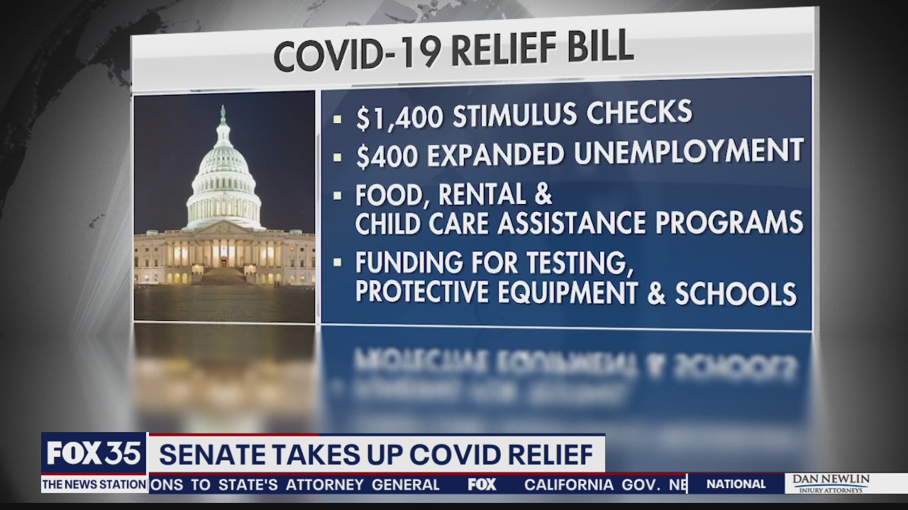 U.S. Senate take up COVID relief bill