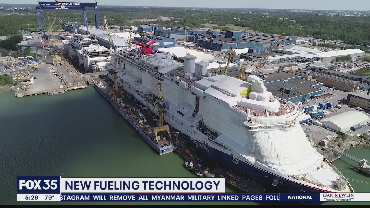New fueling technology used for cruise ship