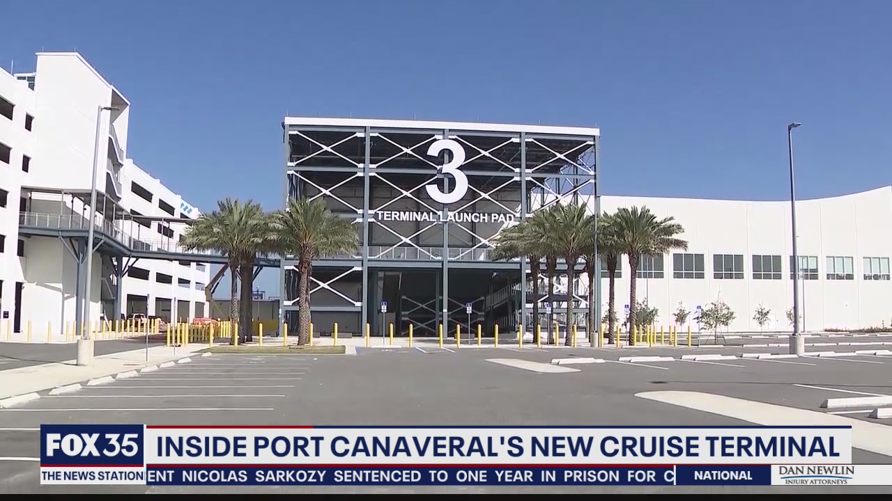 Inside Port Canaveral's new cruise terminal